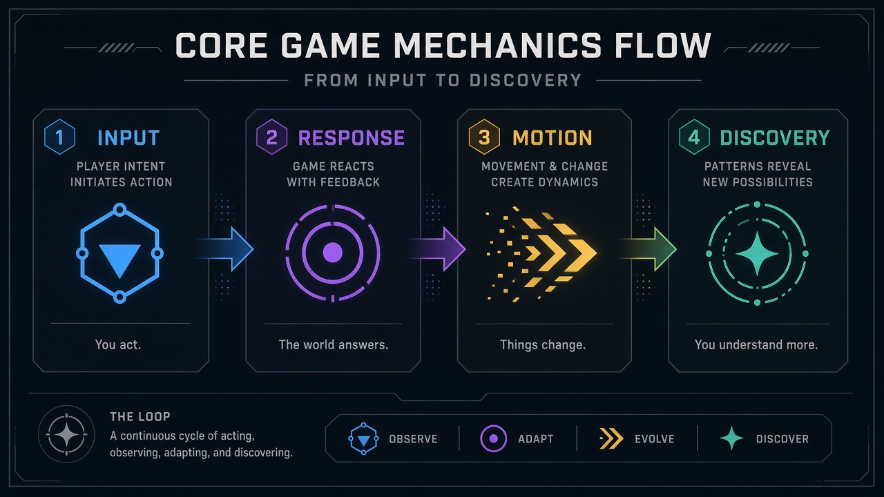 Popcorn Caramel diagram mekanik input respons gerak dan discovery